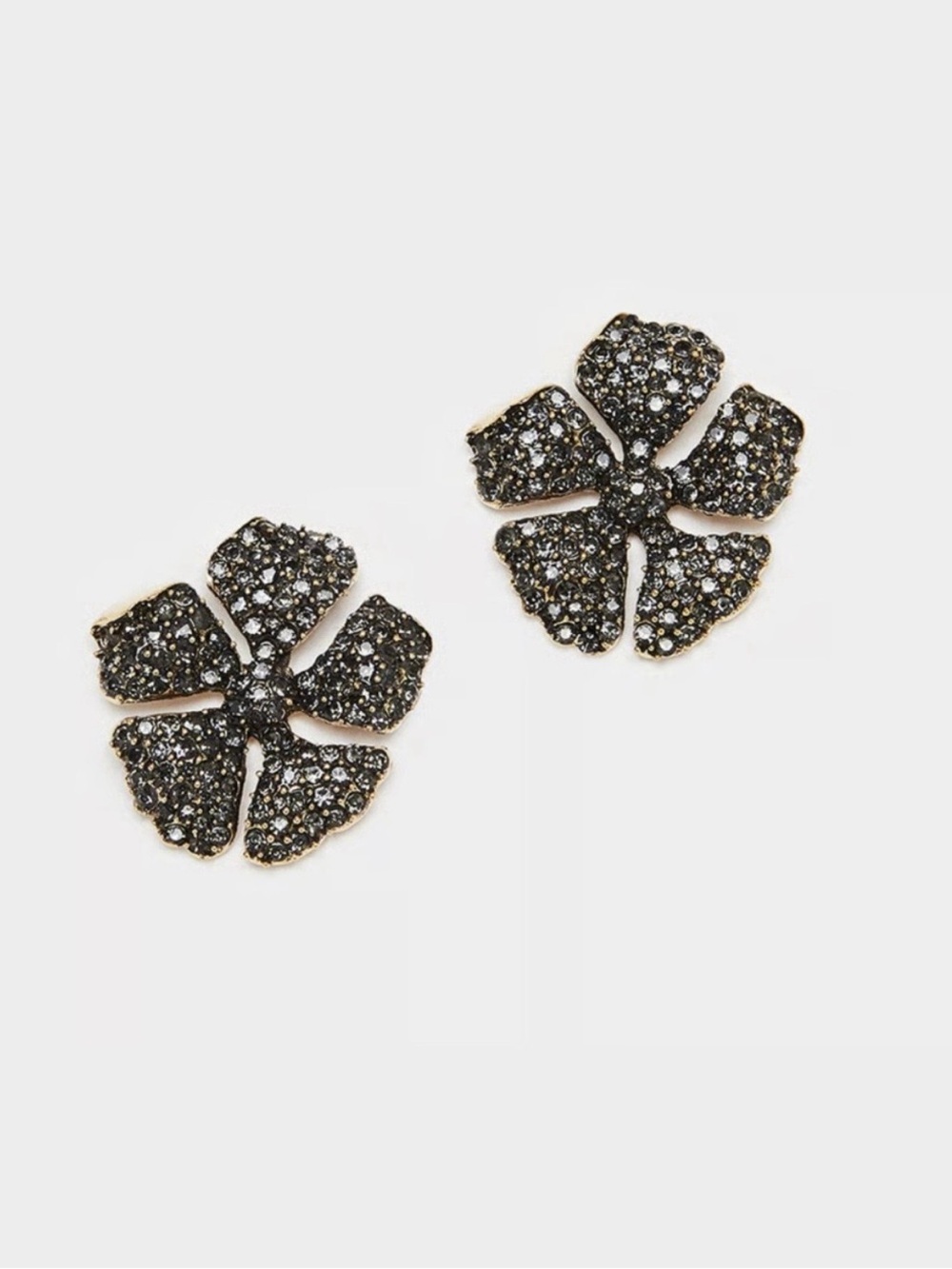 Zara Crystal Flower Earrings